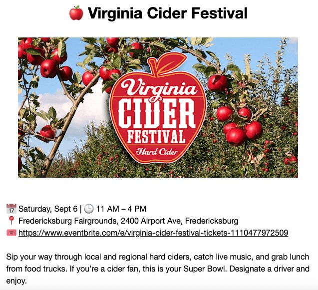 virginia cider festival
